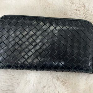 Pre-owned Black Bottega Veneta Wallet in Great Condition